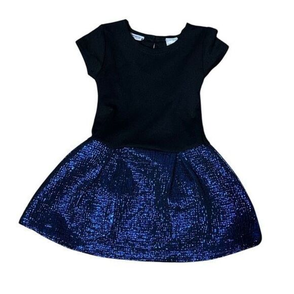 Blueberi Boulevard Stunning Formal Two Piece Dress and Coat set Faux Fur 2T - Picture 2 of 5